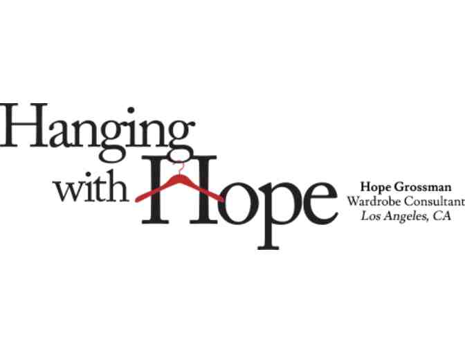 2 Hour In-Home Fashion Consultation - 'Hanging With Hope'