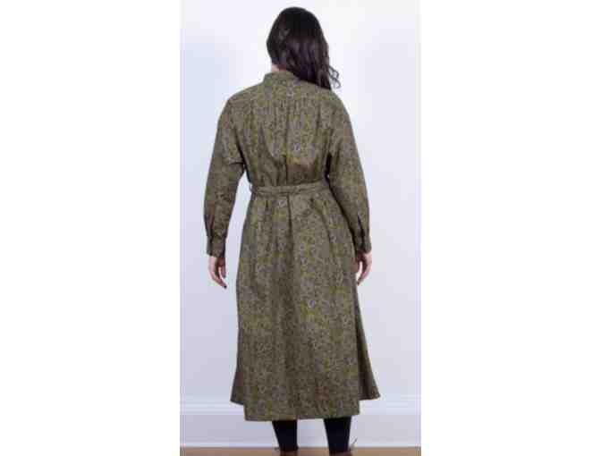 Sophisticated Collar Dress or Cover Up, Paisley Pattern, BY ENGINEERED GARMENTS!
