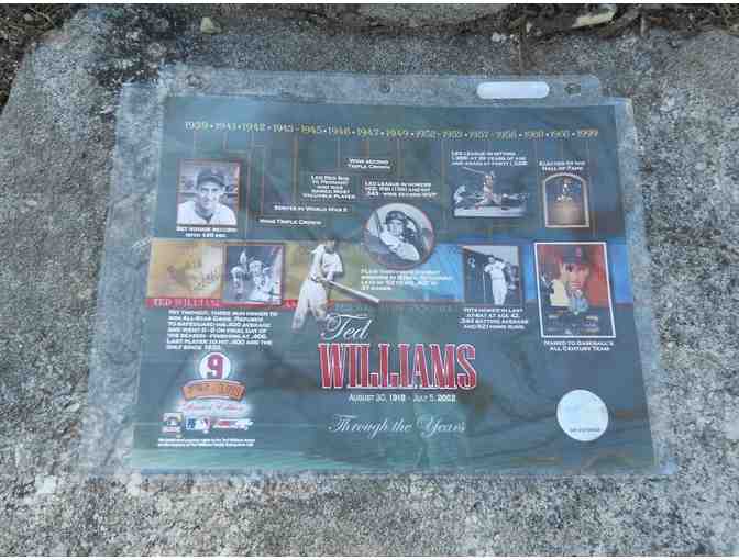 Red Sox Ted Williams 'Through the Years' Timeline Photo