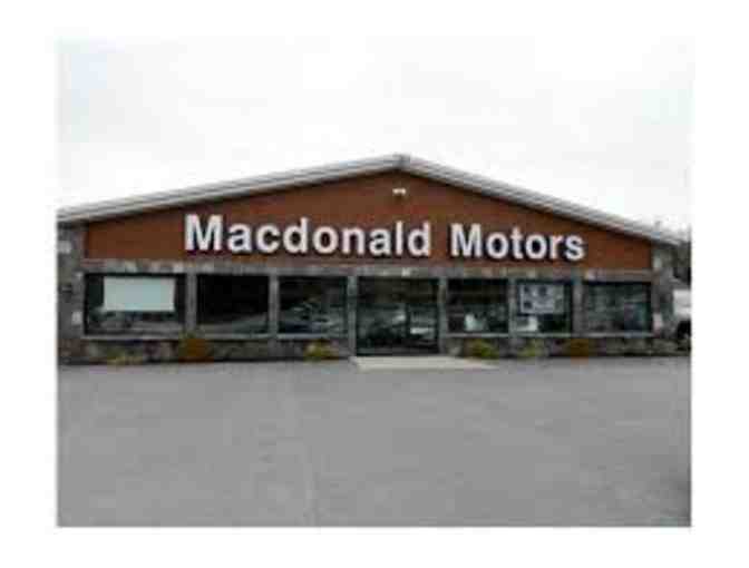 $50 Gift Certificate from Macdonald Motors, Bridgton, Maine