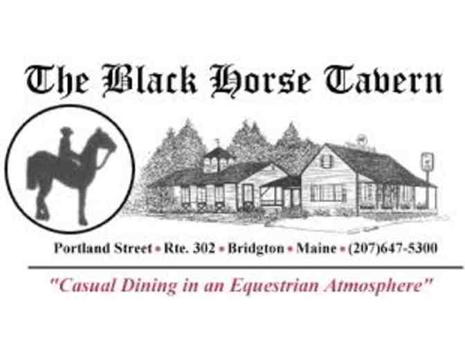 $50 in Gift Certificates The Black Horse Tavern, Bridgton, Maine