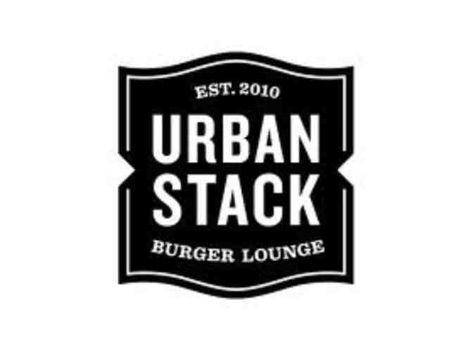 Urban Stack Burger Lounge - $25 gift certificate and Adult T-Shirt (size XL)
