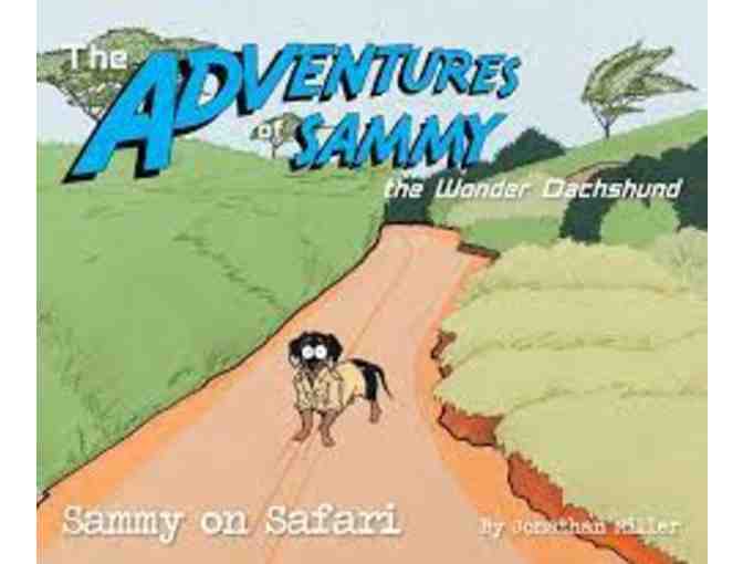 Set of 4 THE ADVENTURES OF SAMMY THE WONDER DACHSUND All signed by author