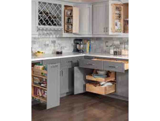 Kitchen Wise Closet Wise Chattanooga - 2 custom kitchen rollout drawers for 1 base cabinet