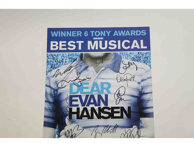 Ben Platt, Mike Faist & full original Broadway cast-signed Dear Evan Hansen poster