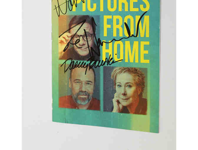 Nathan Lane, Zo Wanamaker, Danny Burstein Signed Pictures From Home Playbill