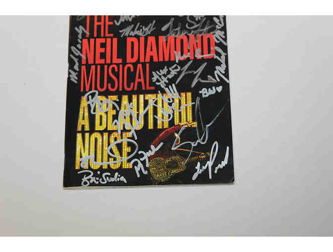Nick Fradiani, Will Swenson & cast-signed A Beautiful Noise Playbill