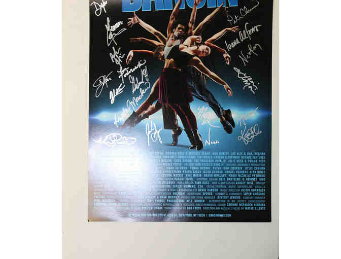 Bob Fosse's Dancin' cast-signed Poster