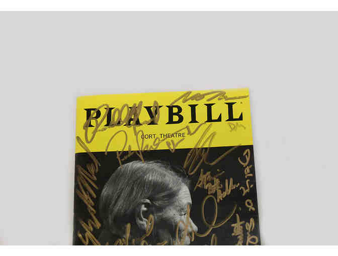 Glenda Jackson, Pedro Pascal & cast-signed King Lear Playbill