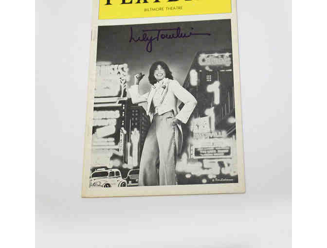 LIly Tomlin signed Appearing Nitely Playbill