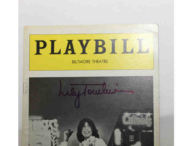 LIly Tomlin signed Appearing Nitely Playbill