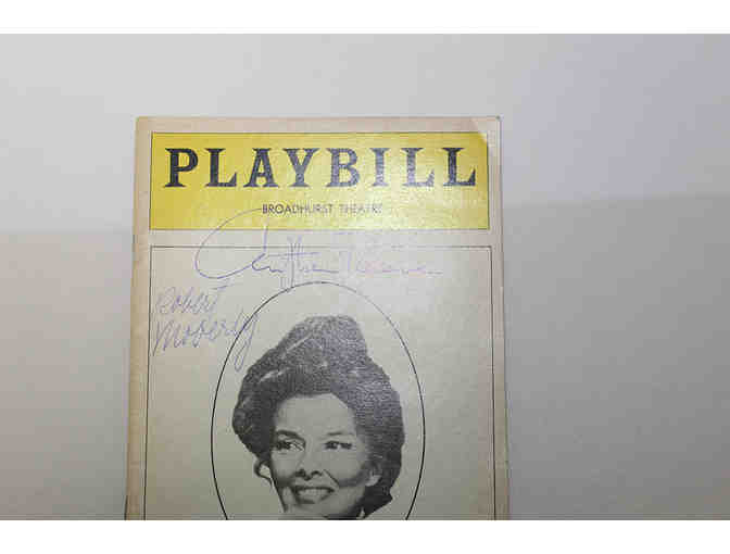 Katharine Hepburn, Christopher Reeve & signed A Matter of Gravity Playbill