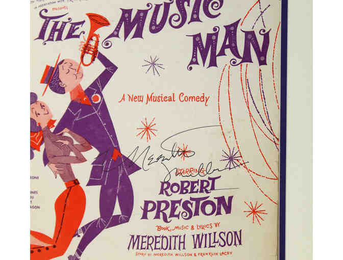 Meredith Willson signed The Music Man vocal selections