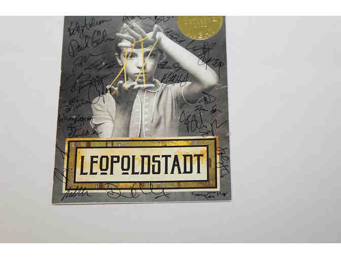 David Krumholtz & partial Broadway cast-signed Leopoldstadt Opening Night Playbill