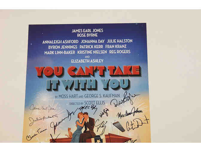 James Earl Jones, Annaleigh Ashford & full cast-signed You Cant Take It with You poster