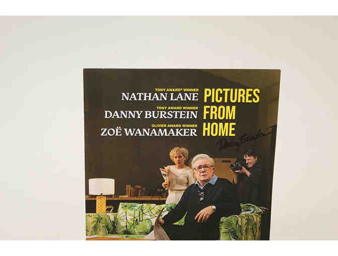 Nathan Lane, Zo Wanamaker, Danny Burstein signed Pictures From Home poster