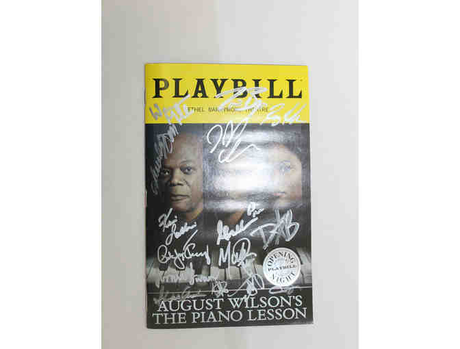 Samuel L. Jackson, Danielle Brooks & cast-signed The Piano Lesson Opening Night Playbill