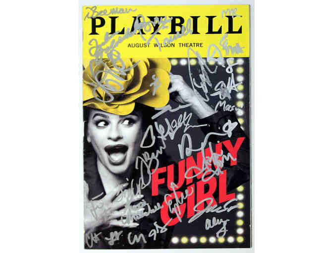 Lea Michele, Ramin Karimloo cast-signed Funny Girl Playbill & Fanny Brice signed personal letter