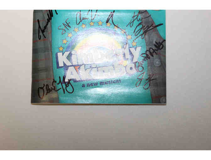Victoria Clark, Bonnie Milligan & cast-signed Kimberly Akimbo Playbill