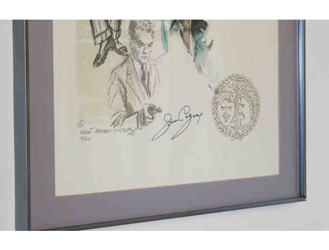 James Cagney-signed Everett Kinstler limited edition print