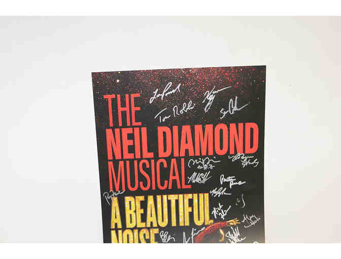 Nick Fradiani, Will Swenson, Robyn Hurder & cast-signed A Beautiful Noise poster