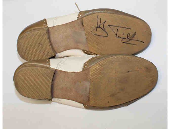 Hugh Jackman-signed stage-worn The Music Man Shipoopi shoes