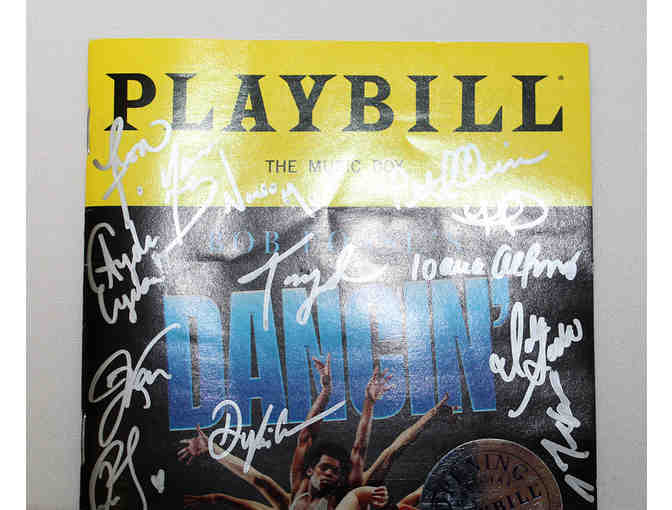 Bob Fosse's Dancin' cast-signed opening night Playbill