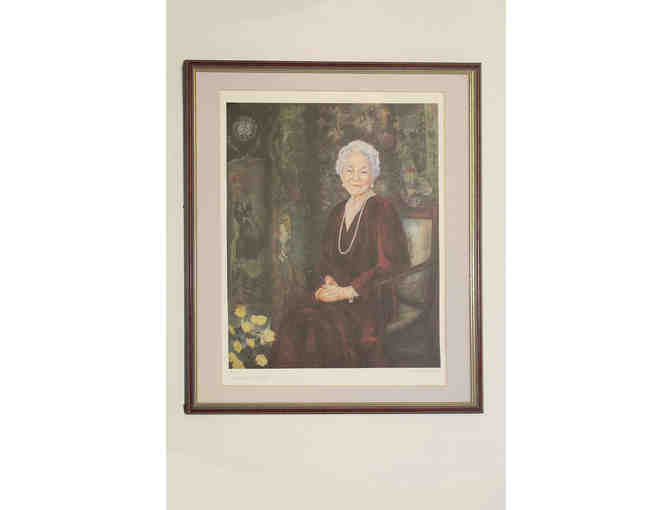 Helen Hayes-signed Furman J. Finck limited edition lithograph