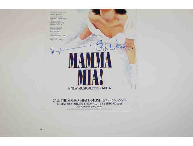Bjrn Ulvaeus & Benny Andersson signed Mamma Mia! Broadway poster