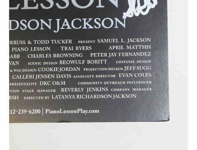 Samuel L. Jackson, Danielle Brooks & cast-signed The Piano Lesson poster