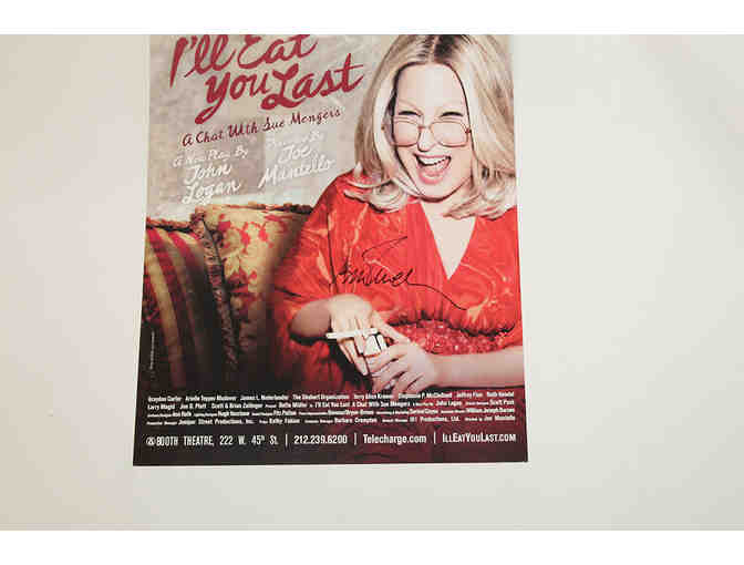 Bette Midler-signed Ill Eat You Last poster