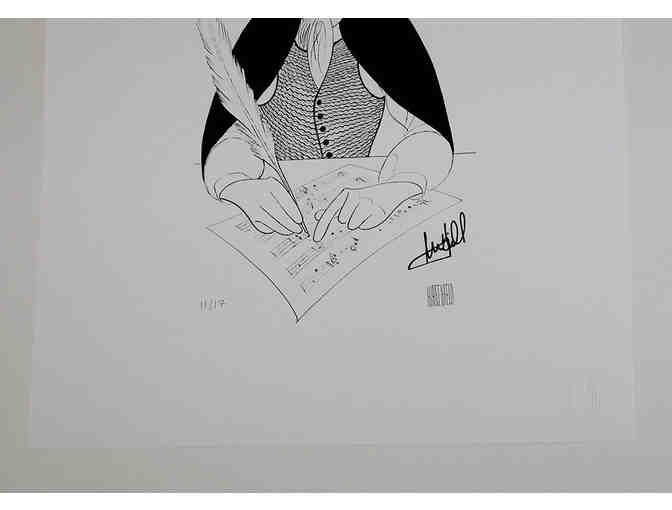 Mark Hamill-signed Amadeus limited edition Hirschfeld print