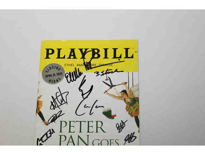 Peter Pan Goes Wrong Broadway Neil Patrick Harris & cast-signed opening night Playbill