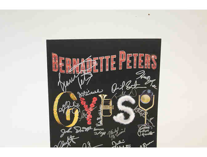 Bernadette Peters, Tammy Blanchard, John Dossett & cast-signed Gypsy 2003 Broadway poster