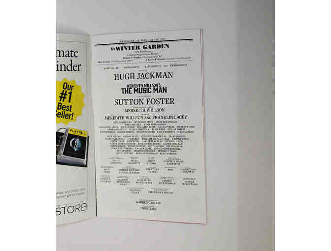 Hugh Jackman, Sutton Foster & cast-signed The Music Man Opening Night Playbill