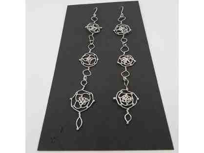 Yael Magnes Art Jewelry Tapestry Earring