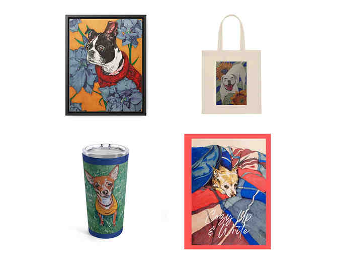 Art & Illustrated Gifts for Dog Lovers, Art by ELR - Photo 2
