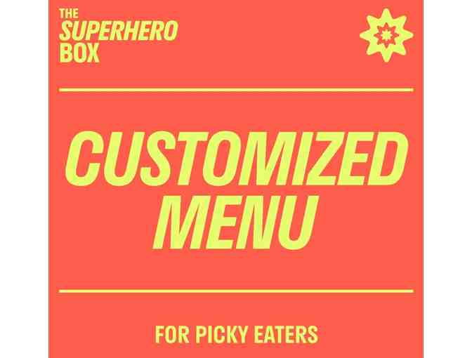 Three Custom Kid Lunches from Superhero Box