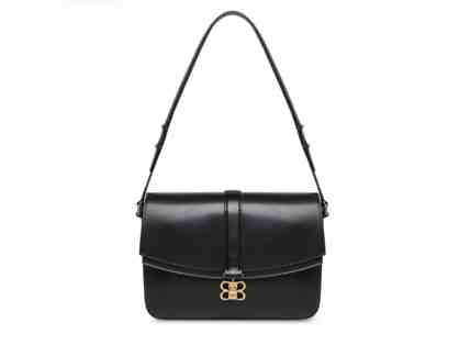 Balenciaga Lady Medium Flap Bag in Black
