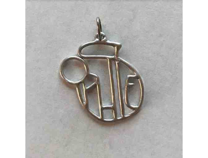 Custom Monogram Necklace by Caspi Jewelry