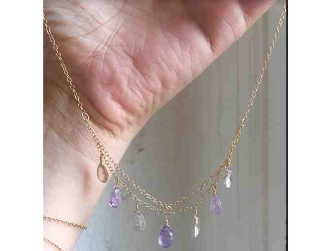 Dana Faith Necklace with Ametrine Drops