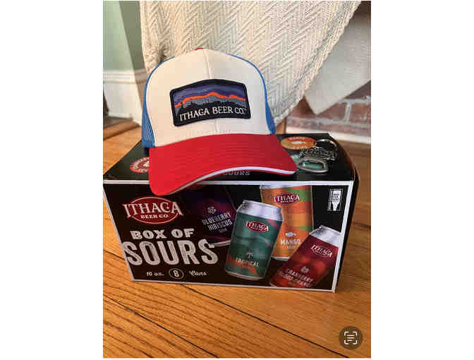 Ithaca Brewery - Box of Sours - 8 pack of 16 oz Cans - PLUS HAT & KEYCHAIN!