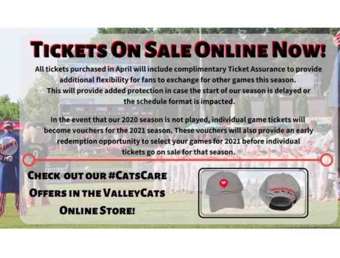 4 premium seats to a Tri-City ValleyCats baseball game! - Photo 2