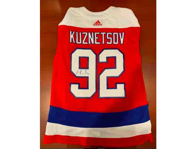 Evgeny Kuznetsov Washington Capitals Autographed Jersey - Adult Size 52