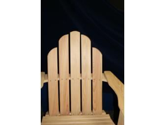 Handmade Cypress Adirondack Chairs & Table Set