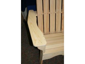 Handmade Cypress Adirondack Chairs & Table Set