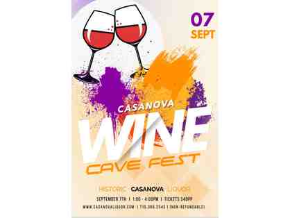 Historic Casanova Liquors - Wine Cave Fest tickets & Wine