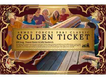 10ft long, Peanut Butter & Jelly Sandwich Golden Ticket #1