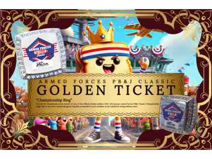 Armed Forces PB&J Classic Championship Ring Golden Ticket #1