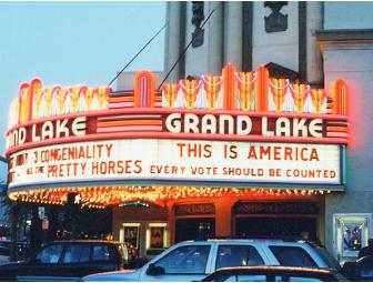 Two (2) Grand Lake Theatre Movie Passes